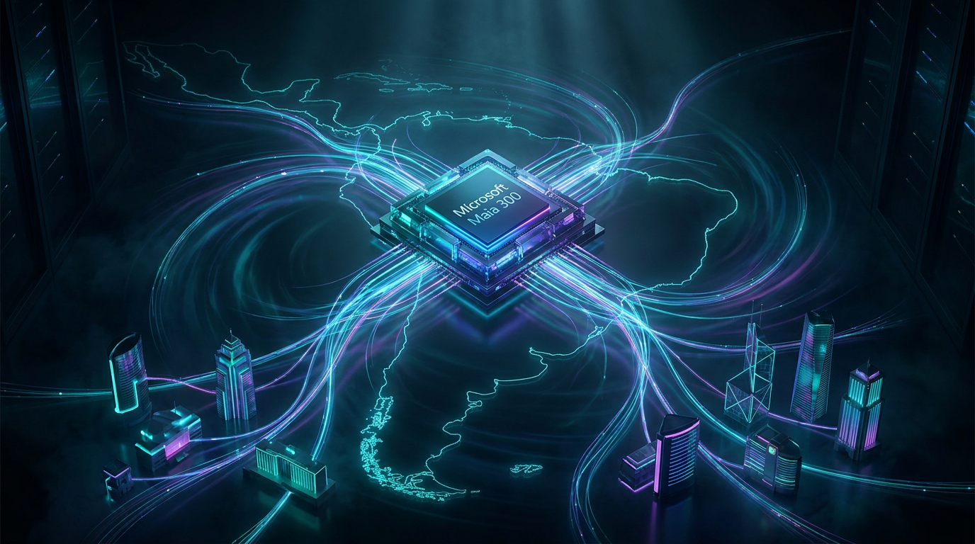 Maia 300: por qué el nuevo chip de Microsoft importa para la estrategia de IA en América Latina